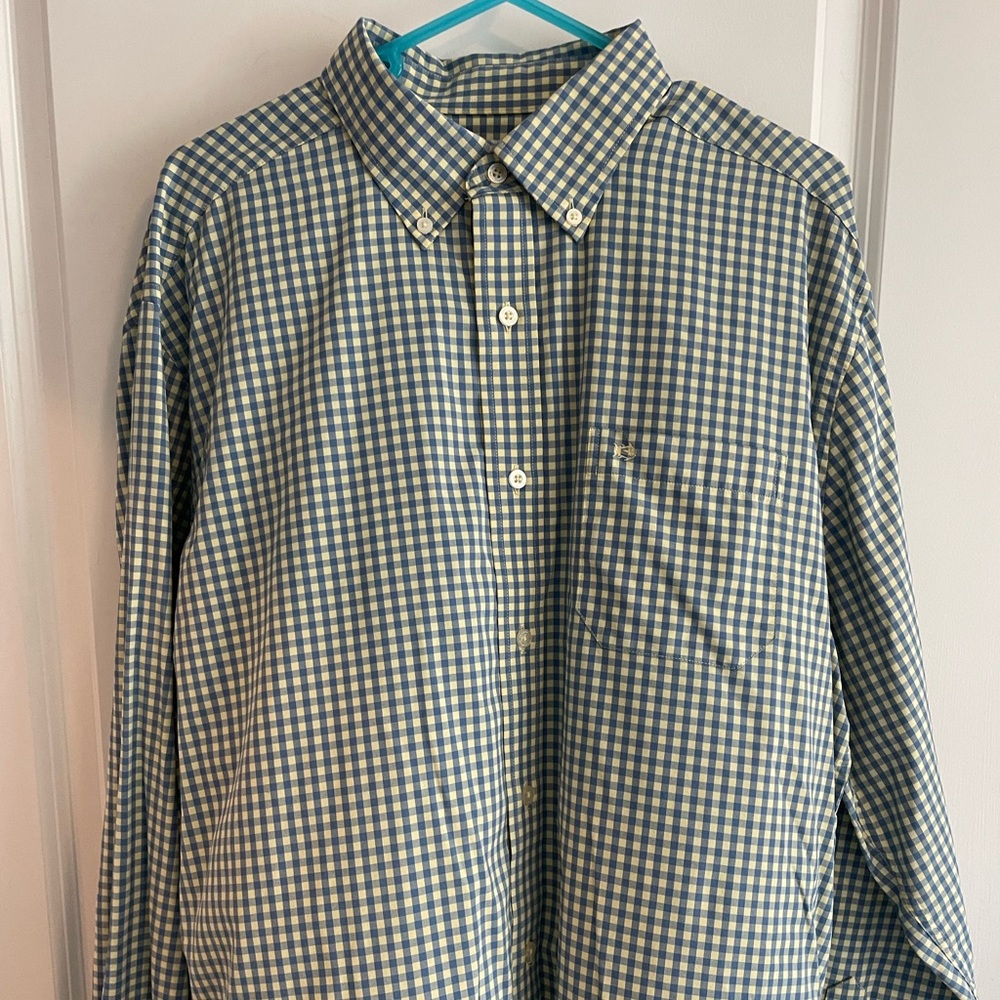 Southern Tide Plaid Intercostal Button Down